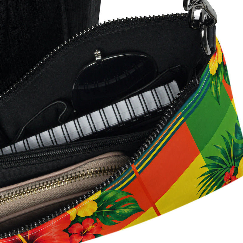 Sac Bandoulière Héritage Madras – "Koulè Péyi" - Martinique