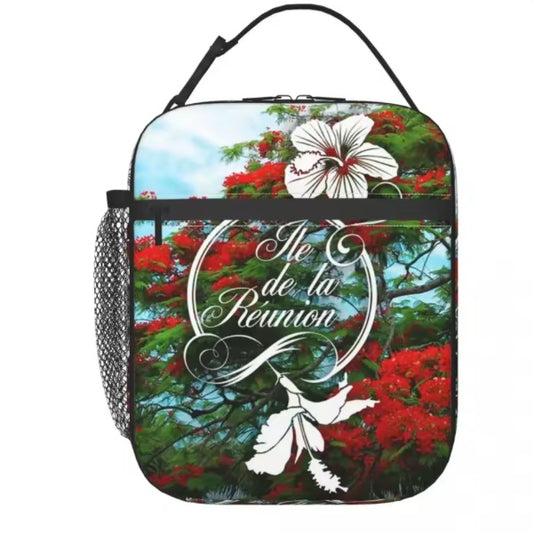 Sac à Déjeuner Isotherme – Aux Couleurs et Symboles de La Réunion