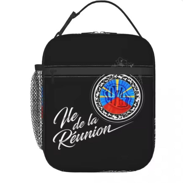 Sac à Déjeuner Isotherme – Aux Couleurs et Symboles de La Réunion