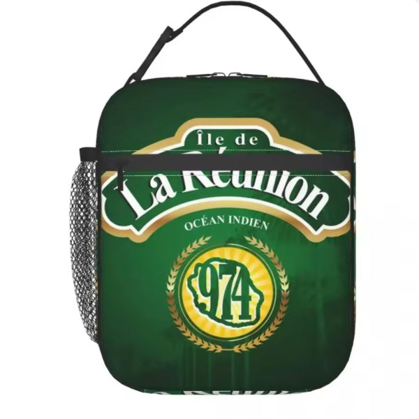 Sac à Déjeuner Isotherme – Aux Couleurs et Symboles de La Réunion