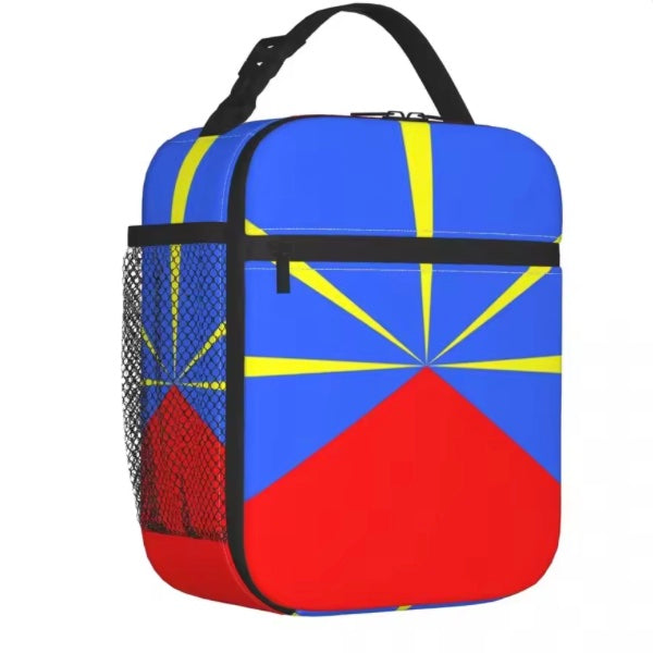 Sac à Déjeuner Isotherme – Aux Couleurs et Symboles de La Réunion