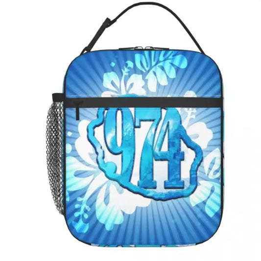 Sac à Déjeuner Isotherme – Aux Couleurs et Symboles de La Réunion