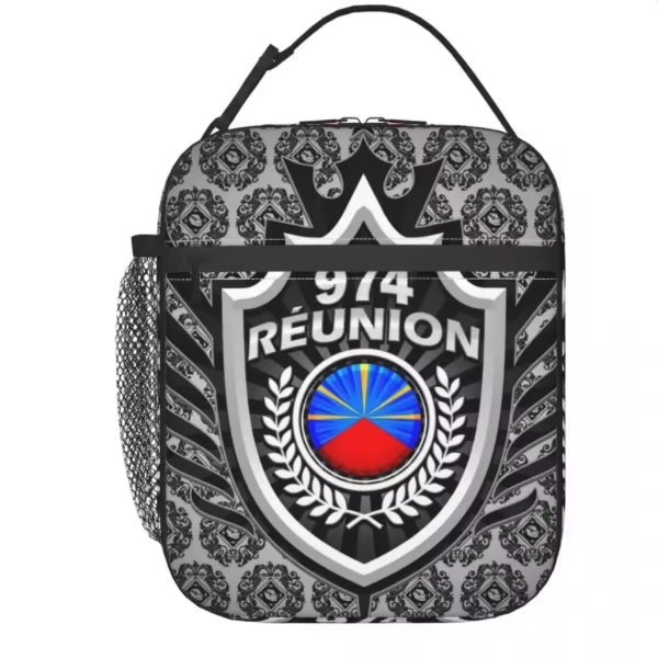 Sac à Déjeuner Isotherme – Aux Couleurs et Symboles de La Réunion