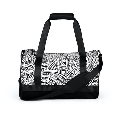 Sac de Sport Unisexe Motif Tribal – Robuste et Stylé