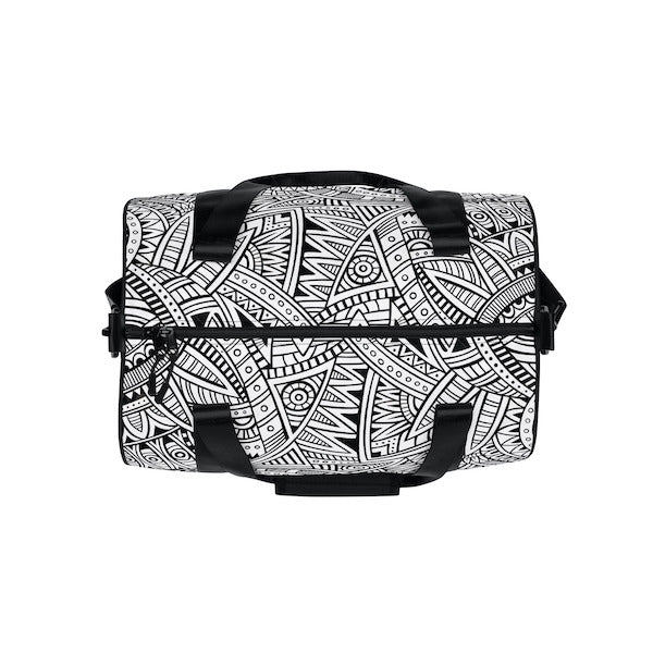 Sac de Sport Unisexe Motif Tribal – Robuste et Stylé