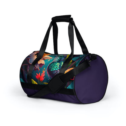 Sac de Sport Unisexe Motif Jardin Tropical – Pratique et Éclatant