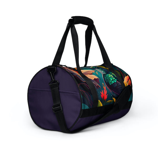 Sac de Sport Unisexe Motif Jardin Tropical – Pratique et Éclatant