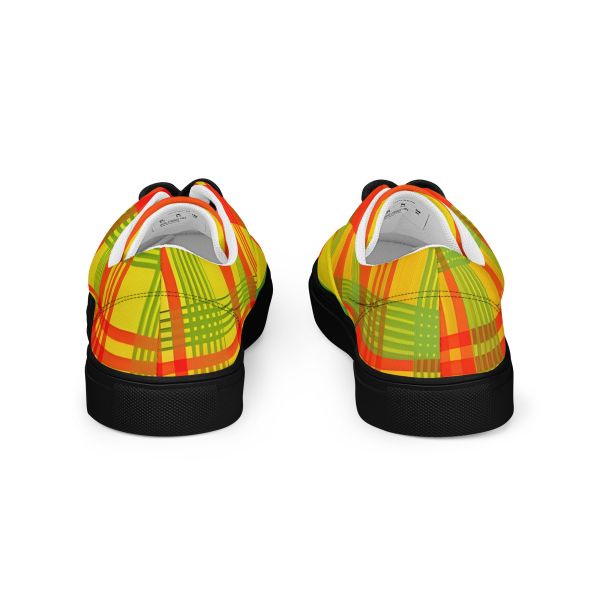Sneakers en Madras avec lacets – Sneaker Homme