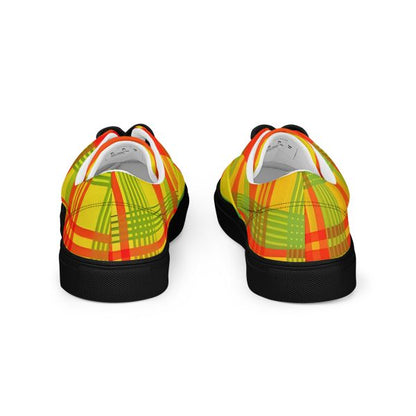 Sneakers en Madras avec lacets – Sneaker Homme