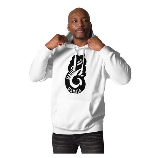 Sweat Shirt  à capuche homme  -  MAORI MANAIA ART - Tatouage Symbole Maori