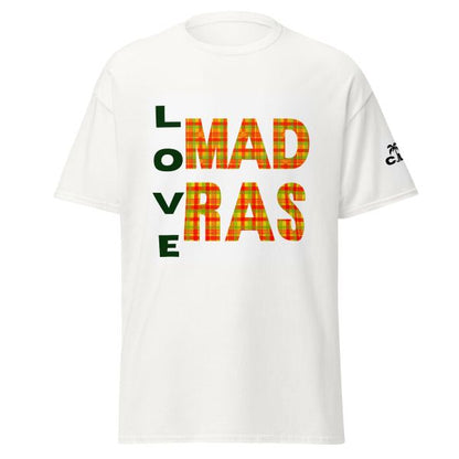T-shirt Unisexe LOVE MADRAS – Martinique | Style affirmé et décontracté