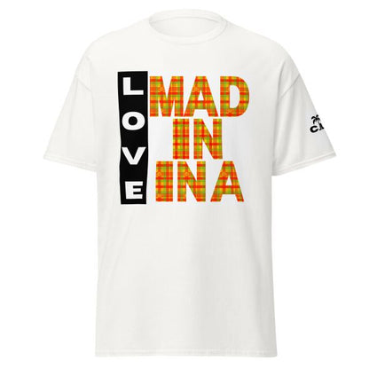 T-shirt Unisexe LOVE MADININA – Martinique | Style affirmé et décontracté