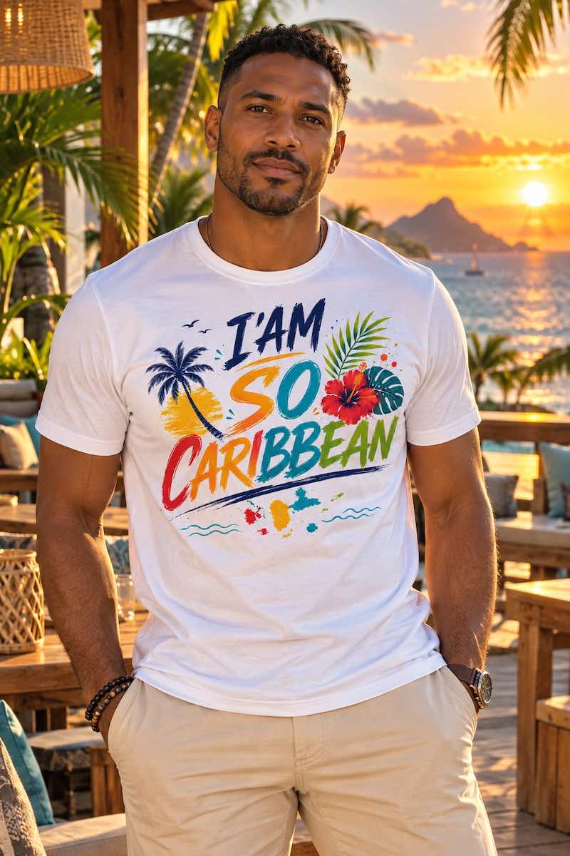 T-shirt Unisexe I'AM SO CARIBBEAN