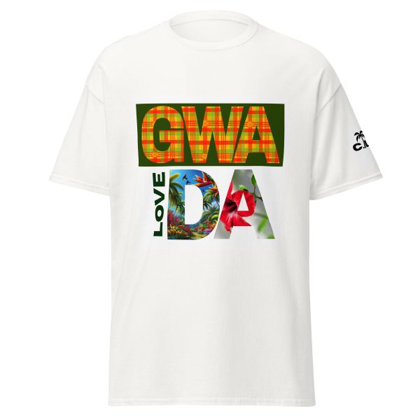 T-shirt Unisexe LOVA GWADA – Guadeloupe | Style affirmé et décontracté