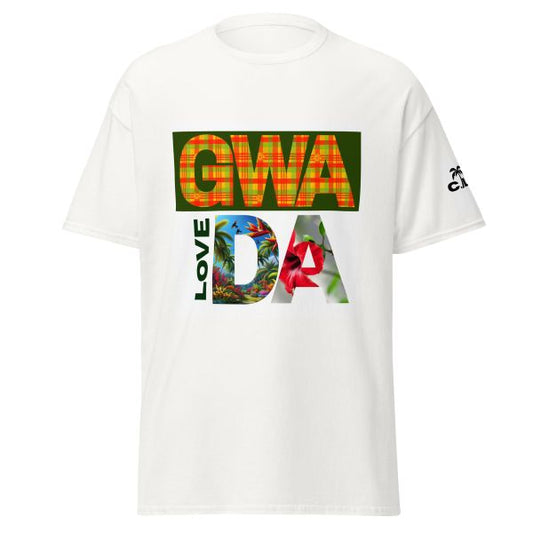 T-shirt Unisexe LOVA GWADA – Guadeloupe | Style affirmé et décontracté