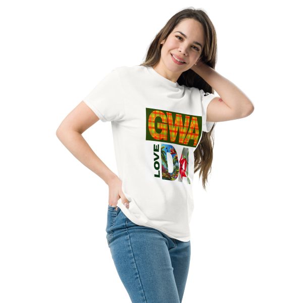 T-shirt Unisexe LOVA GWADA – Guadeloupe | Style affirmé et décontracté