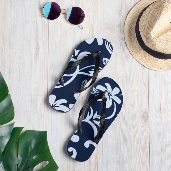 Tongs pour femme et homme, design Polynésie, couleurs tropicales, confort et style, semelle caoutchouc, été plage, mode créole