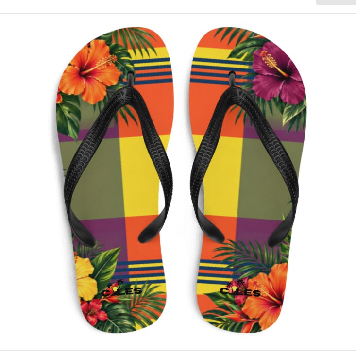 Tongs Madras - Caraibes - An nou alé - Martinique