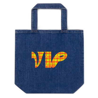 Tote Bag en Jean & Madras - Élégance et Authenticité