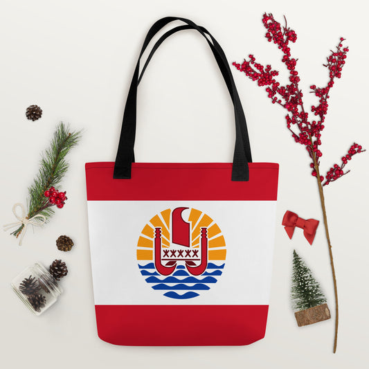 Sac ToteBag  - Drapeau Polynésien  - Pacifique