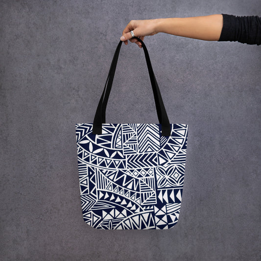 Sac ToteBag  - Motif  Polynésien  - Pacifique