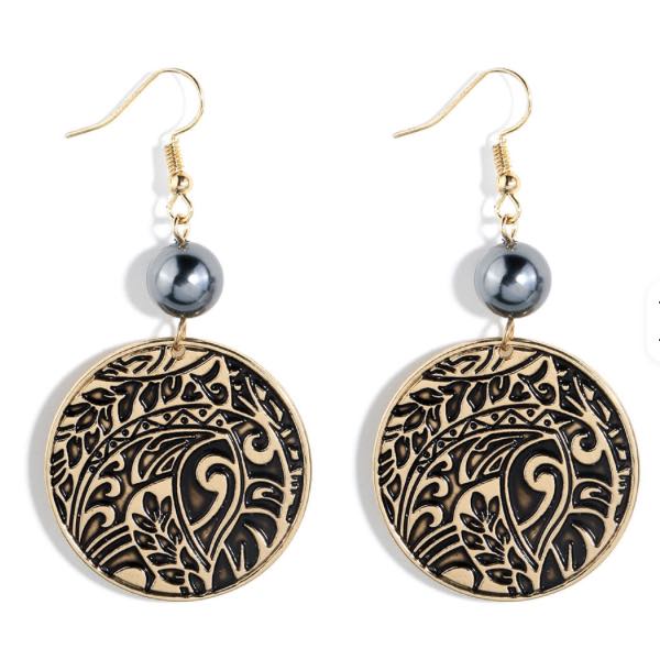 Boucles d'Oreilles Pendantes Hawaïennes