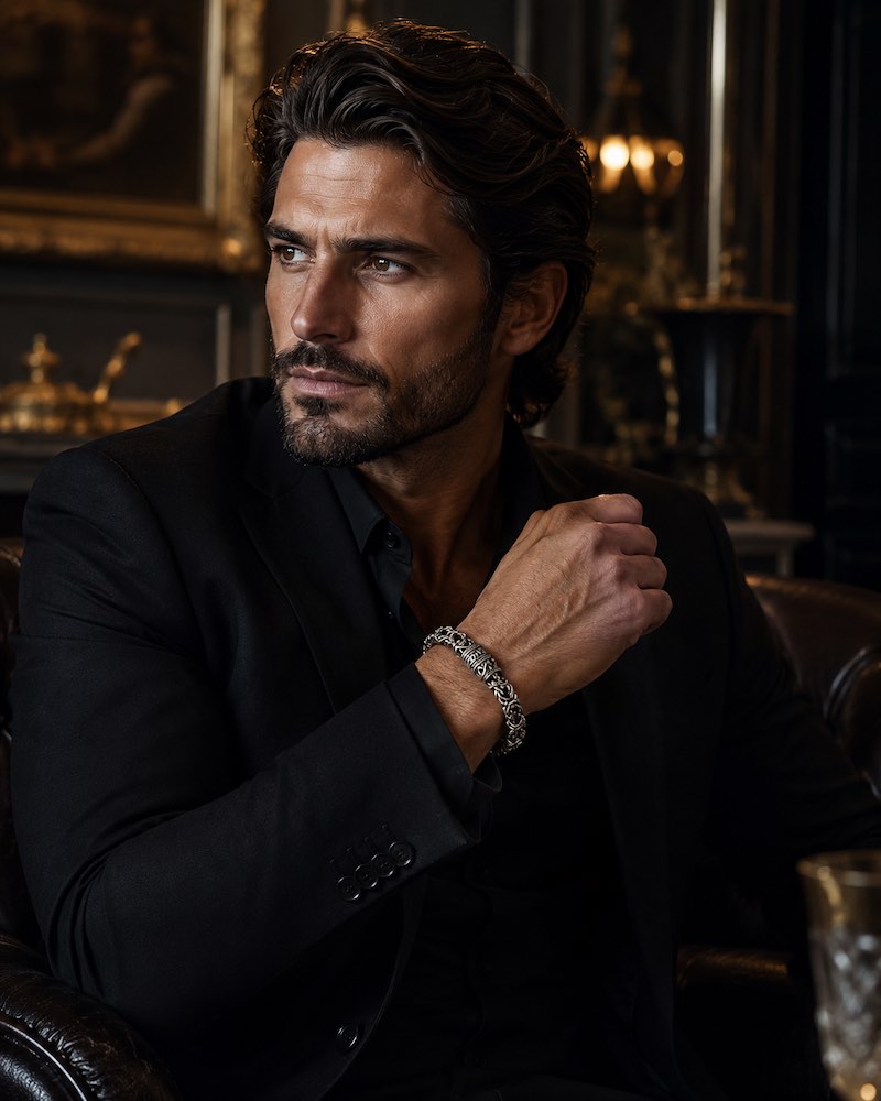 Bracelet Maori Homme en Acier Inoxydable – Élégance et Symbole Tribal