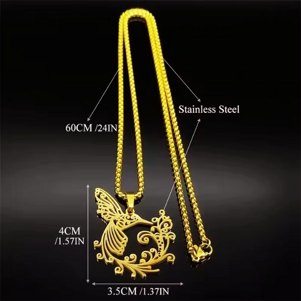 Collier Colibri – Élégance et Message d’Amour Intemporel - Caraïbes