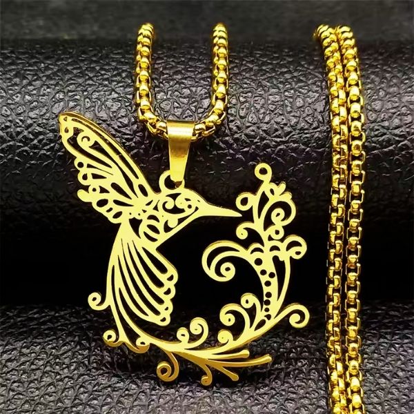 Collier Colibri – Élégance et Message d’Amour Intemporel - Caraïbes