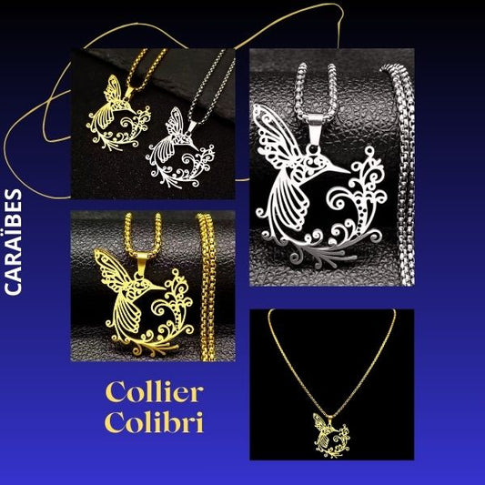 Collier Colibri – Élégance et Message d’Amour Intemporel - Caraïbes