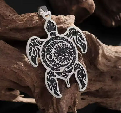 Collier Pendentif Tortue – Esprit Océanique & Symbolique Ancestrale