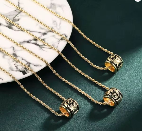 Ensemble de Bijoux des Îles Samoa – Collier & Boucles d’Oreilles Émaillés Noirs