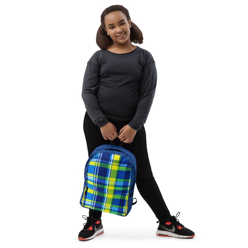 Sac à dos - homme ou femme - Madras - Antilles - Guadeloupe , Martinique