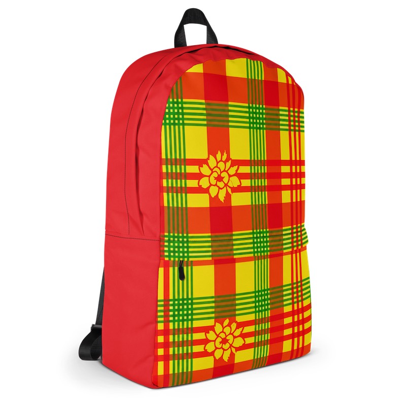 Sac à dos - homme ou femme - Madras - Antilles - Guadeloupe , Martinique
