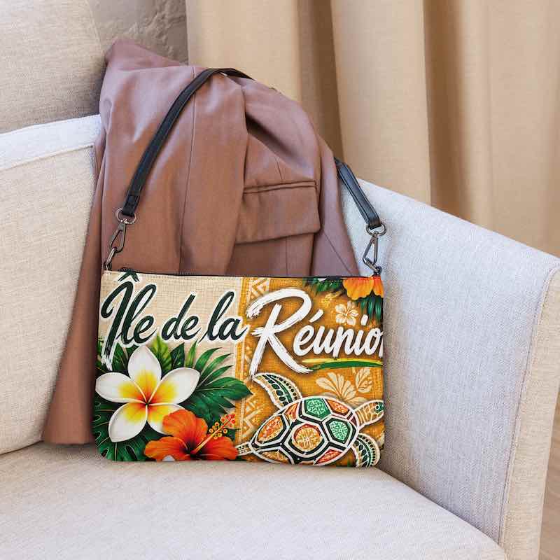 Sac en bandoulière - Sac artisanal péi - Artisanat Réunion fait main
