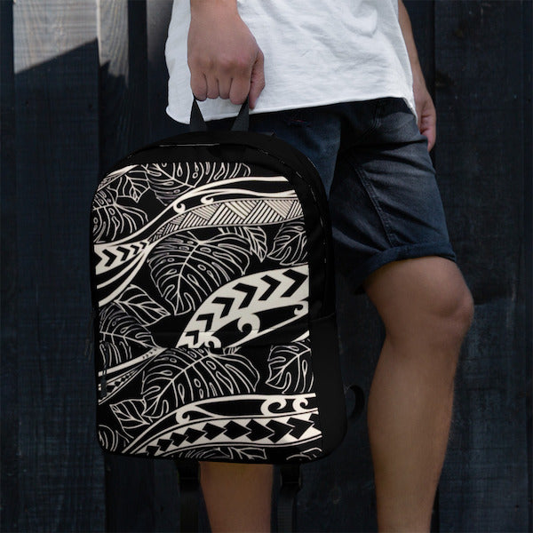 Sac à dos aux motifs du Pacifique - Motif Tapa - Homme ou Femme - Pacifique