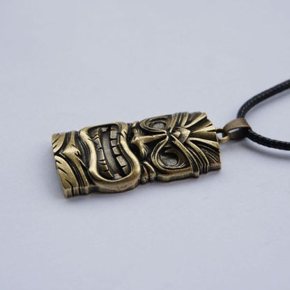 Collier Pendentif  TIKI Polynésien - Style Traditionnel