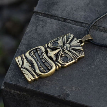 Collier Pendentif  TIKI Polynésien - Style Traditionnel