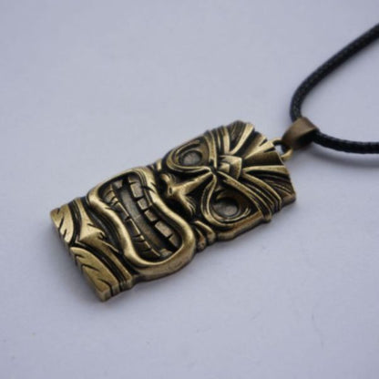 Collier Pendentif  TIKI Polynésien - Style Traditionnel