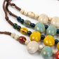 Colliers fait-main en perles de céramique - Colliers tendance