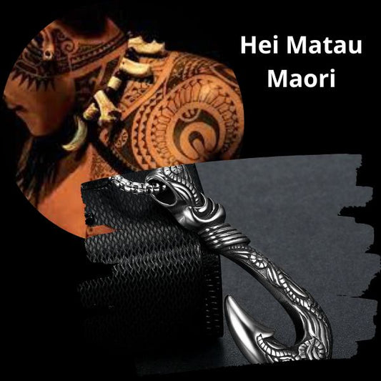 Hei Matau Maori - Collier de protection - Polynésie / Nouvelle Zélande